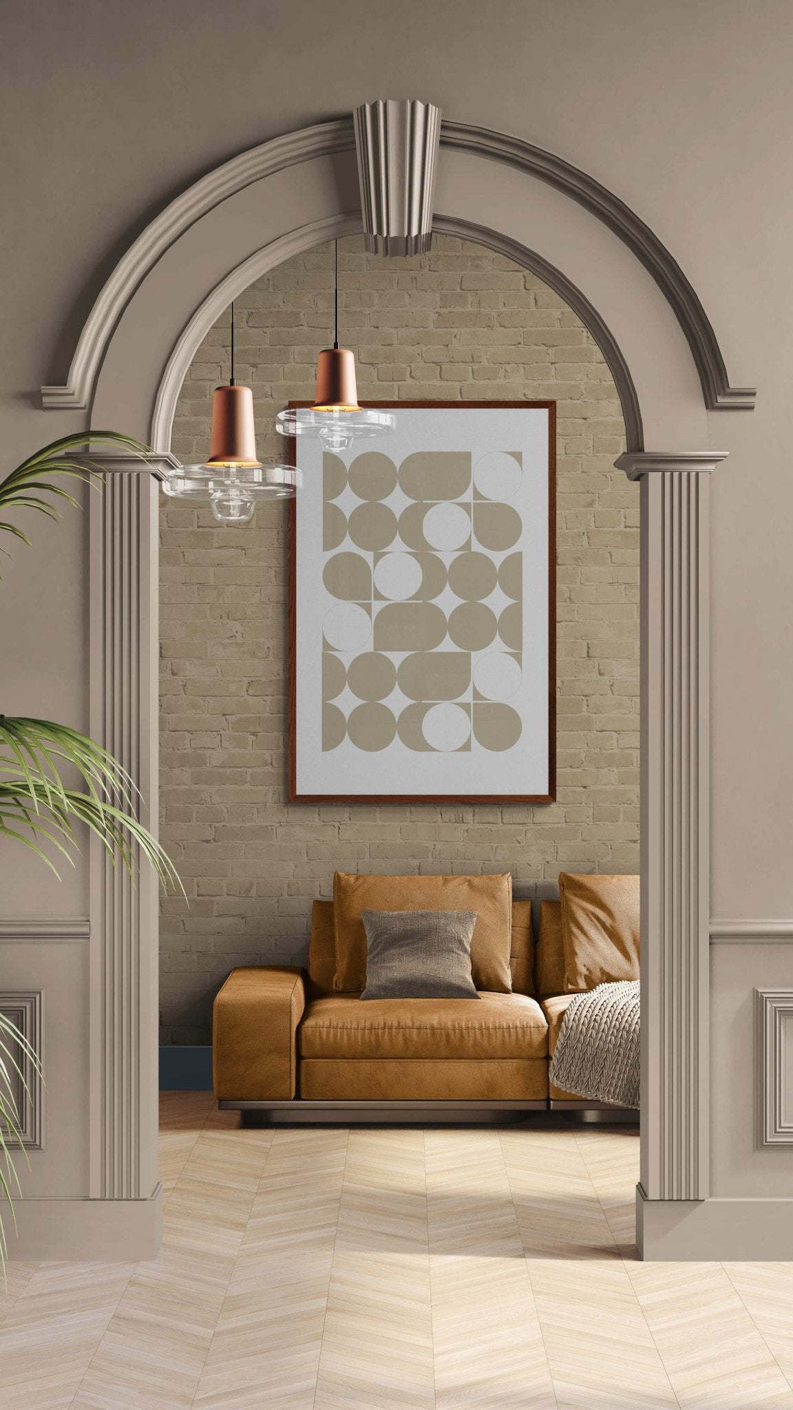 Boho Harmony – Abstract Geometric Wall Art - Arttivio™