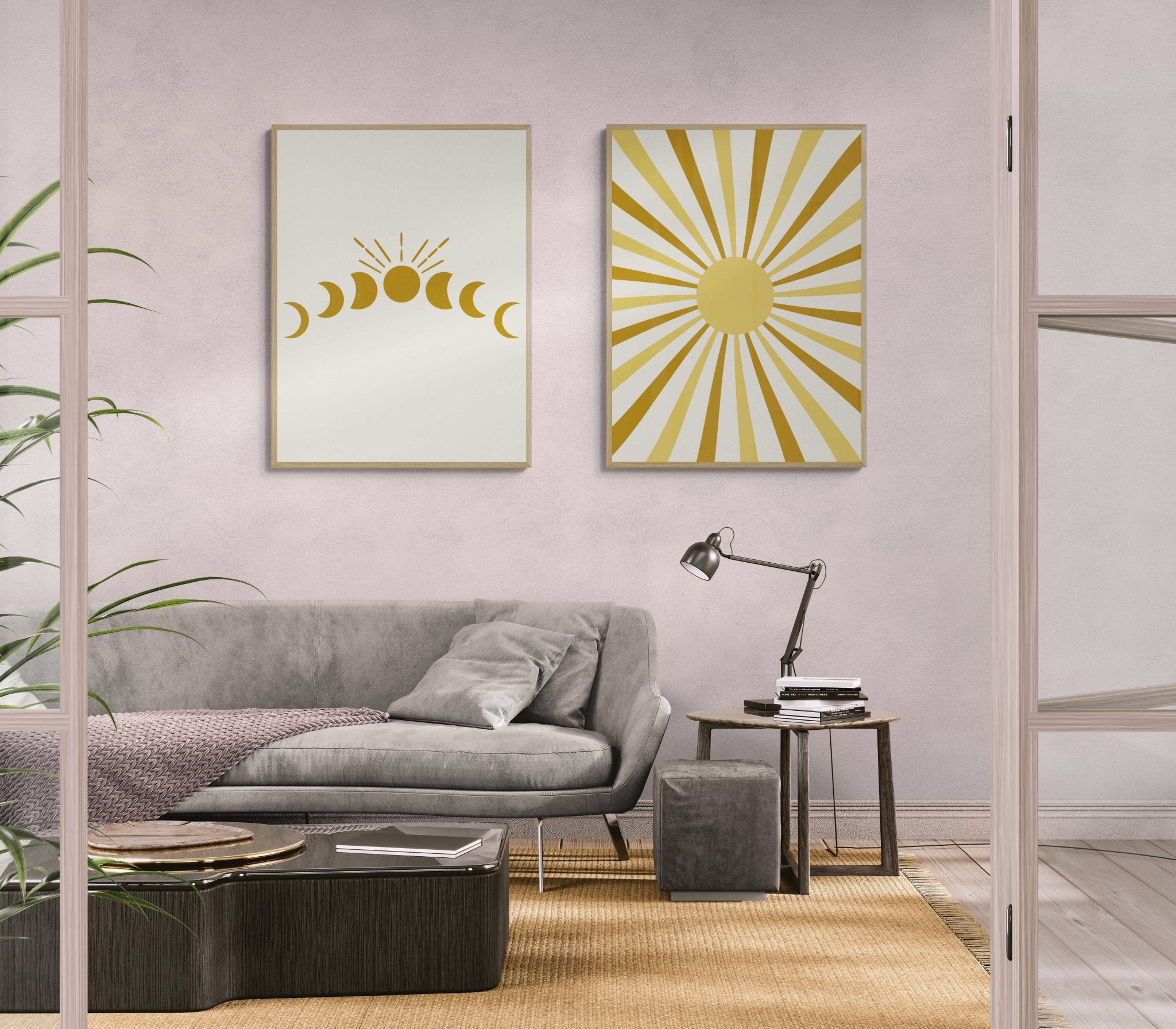 boho - moon - phase - sunburst - Arttivio™
