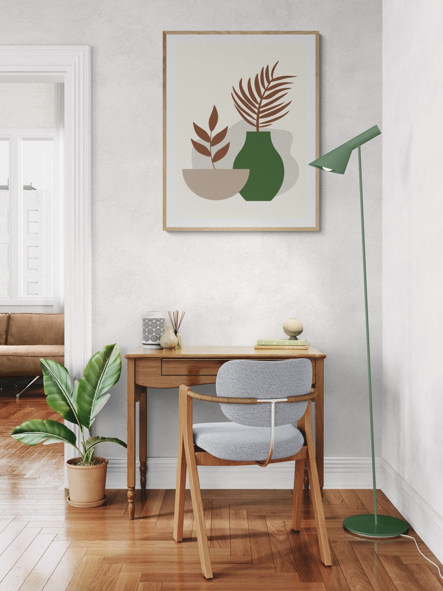 boho - vase - botanical - neutral - Arttivio™