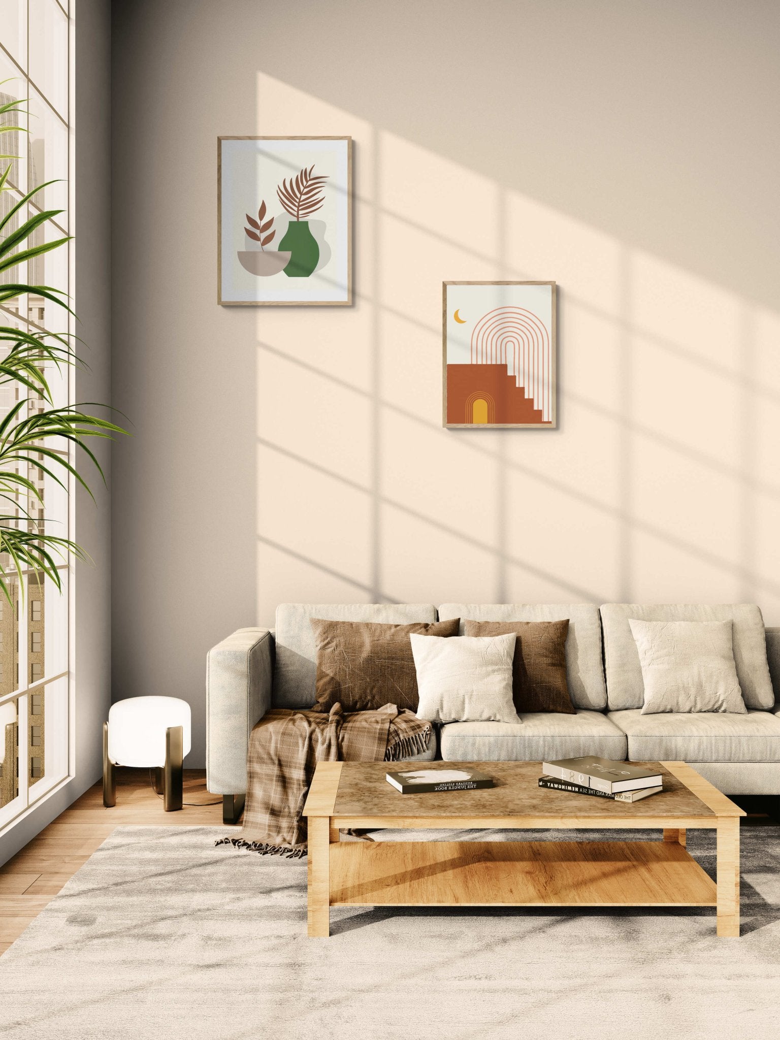 boho - vase - botanical - neutral - Arttivio™