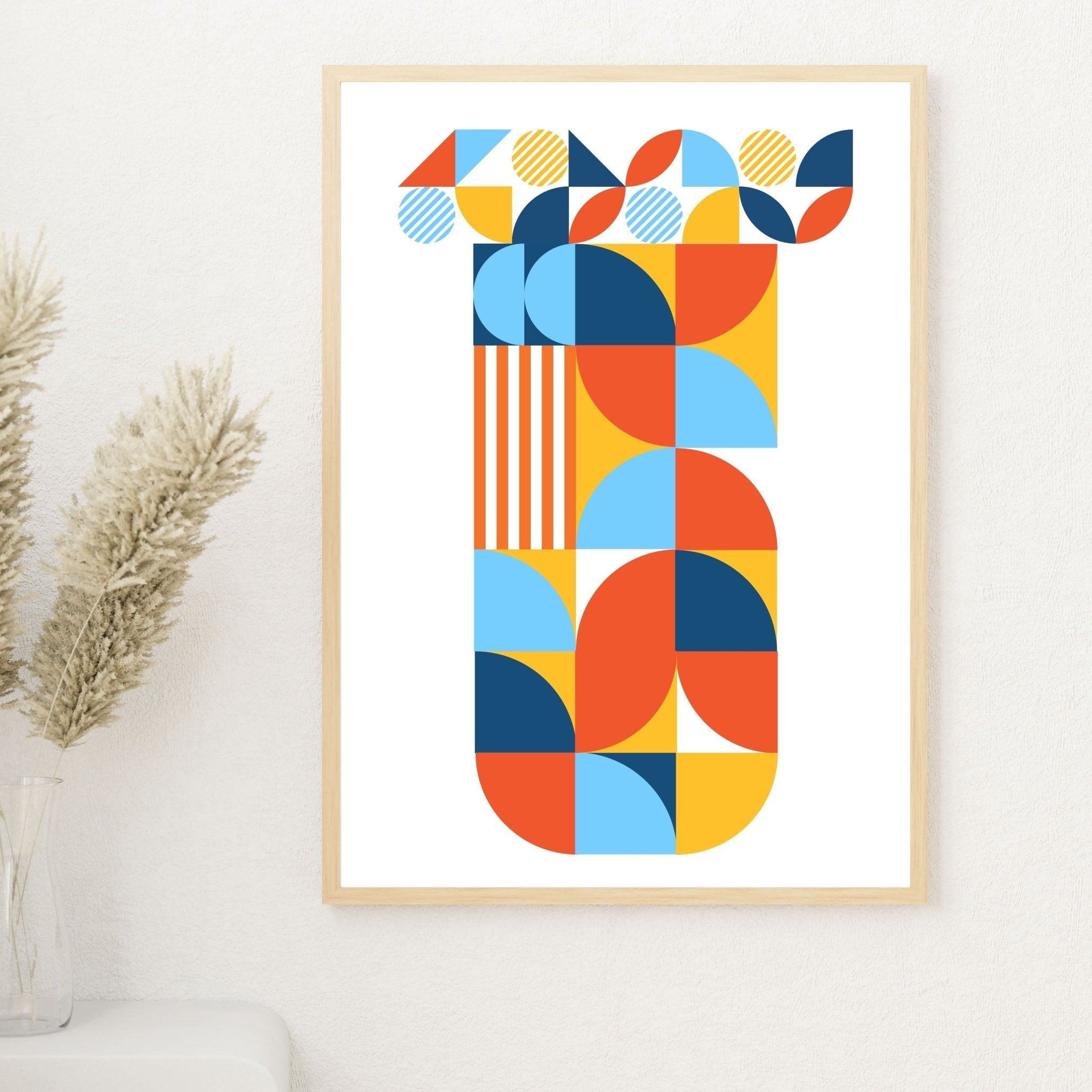 Geometric Bloom: Textile Inspired Form - Arttivio™