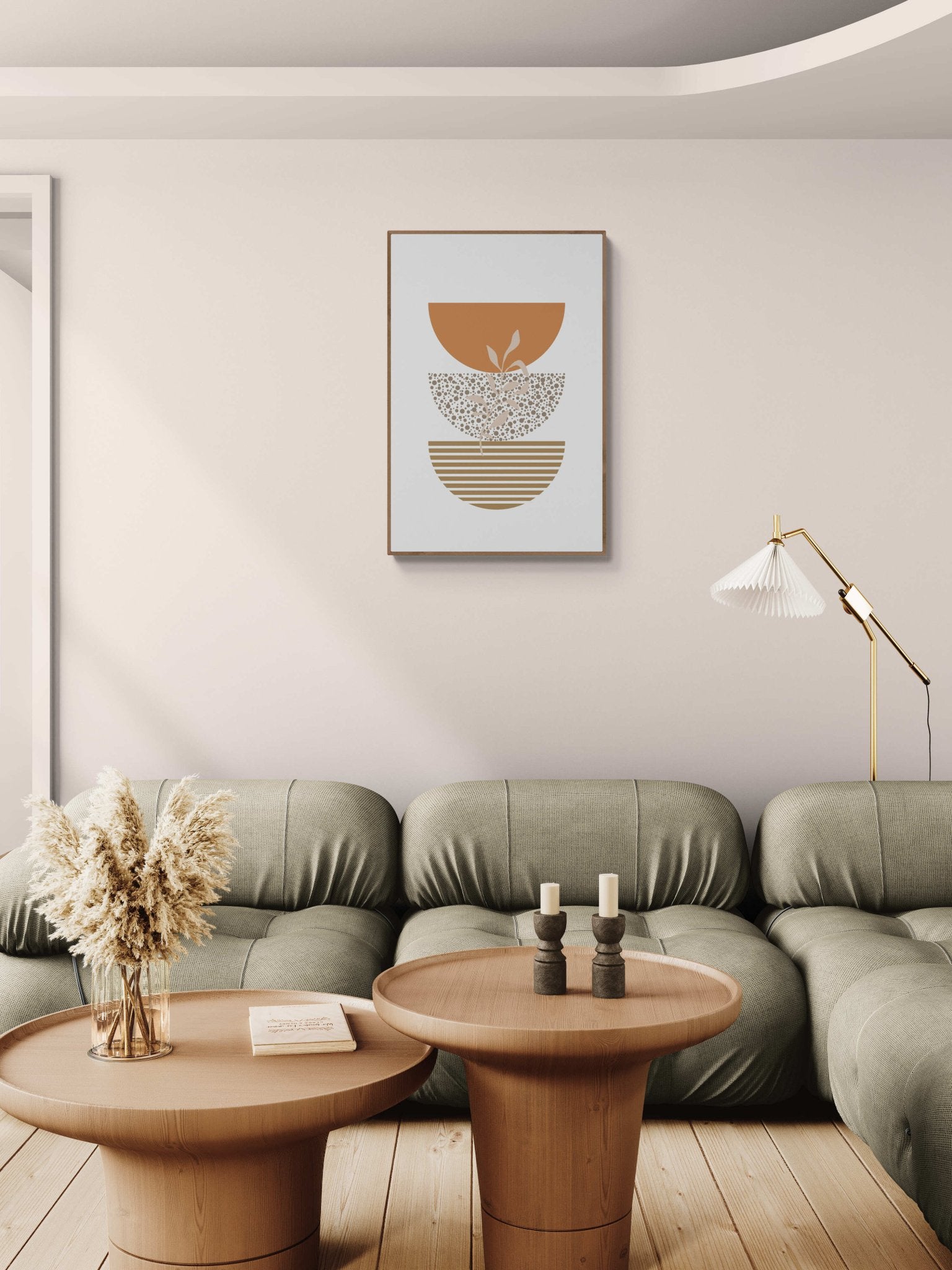 Layered Bowls: Rustic Line Study - Arttivio™