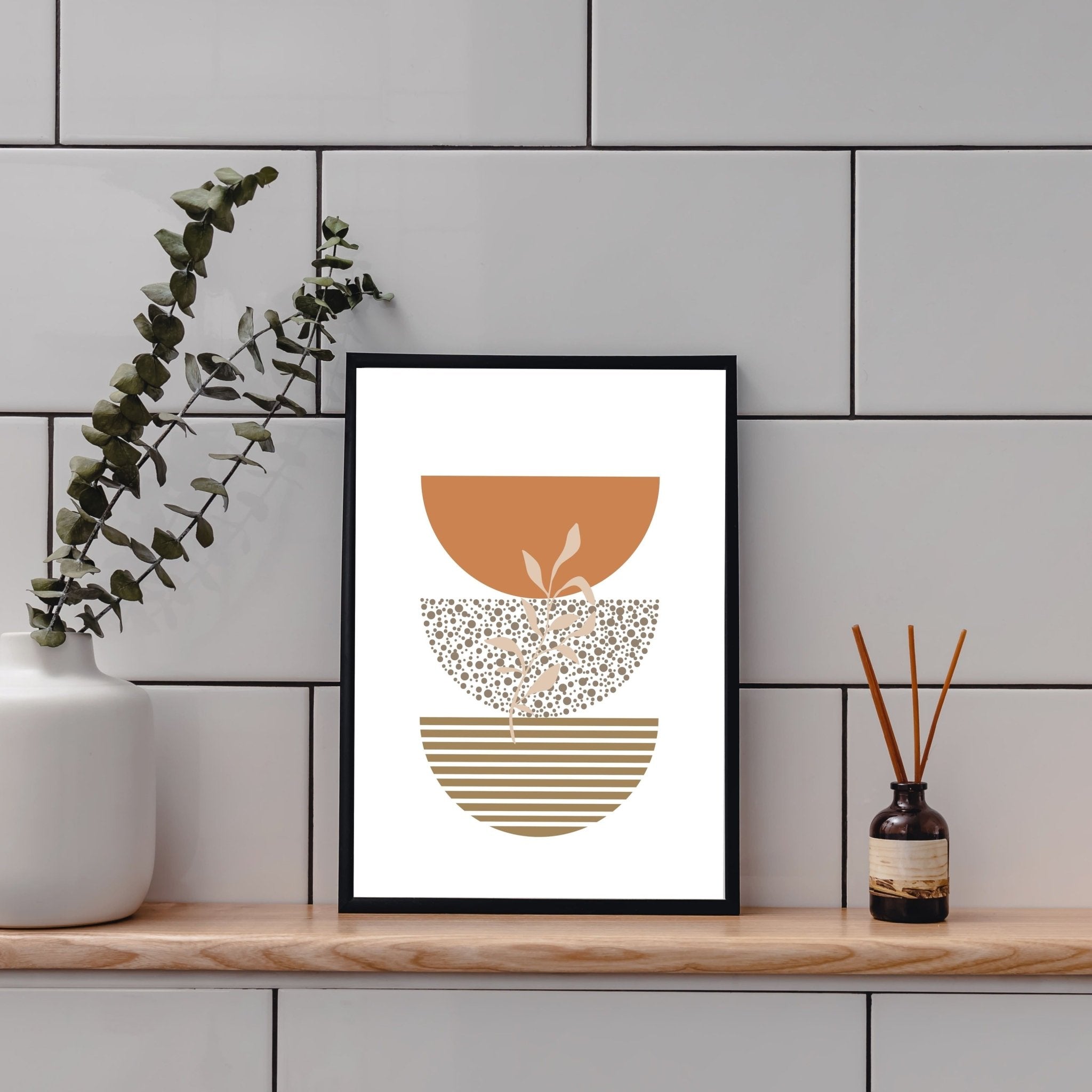 Layered Bowls: Rustic Line Study - Arttivio™