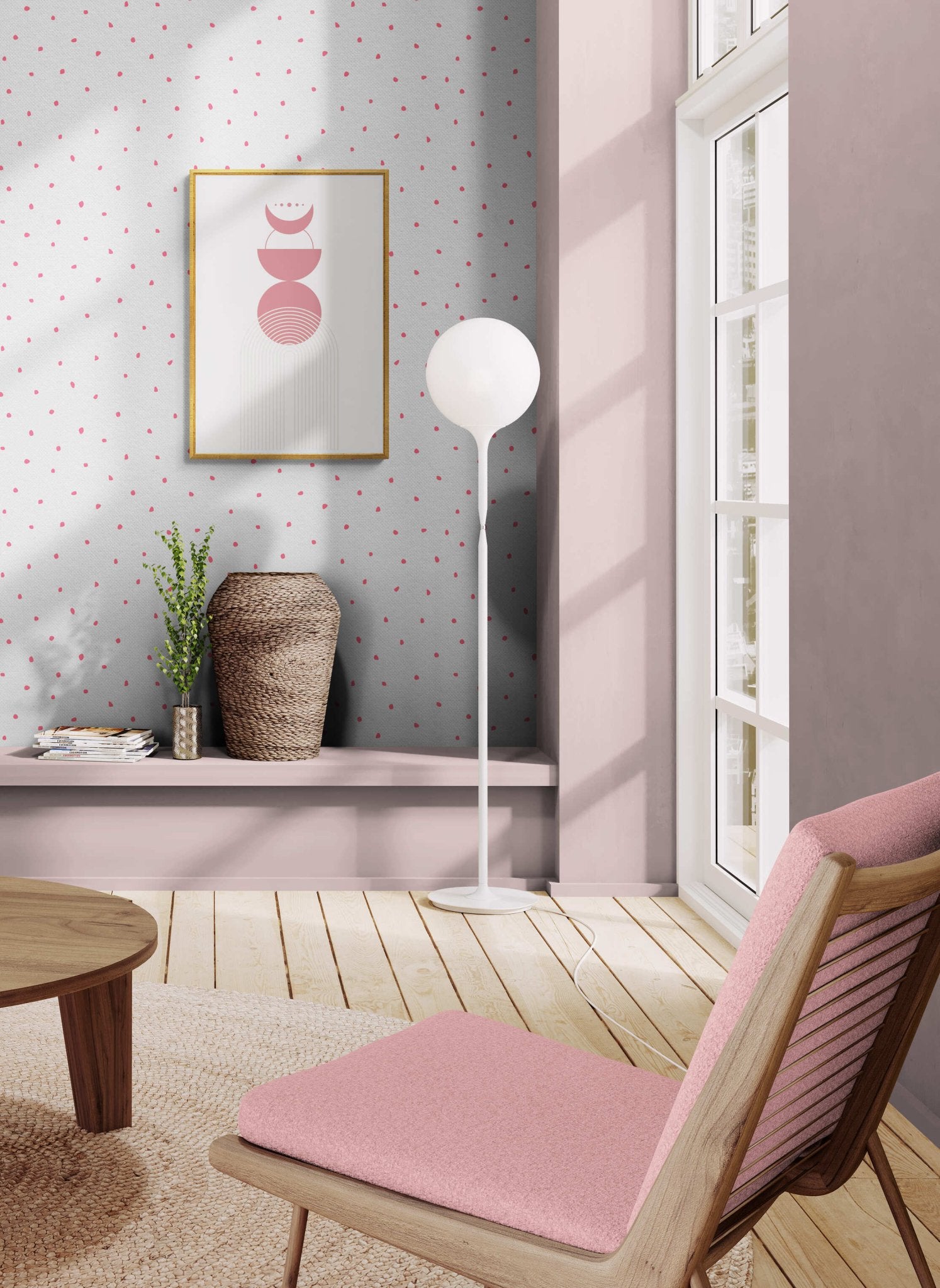 Lunar Arches: Minimal Boho Calm - Arttivio™