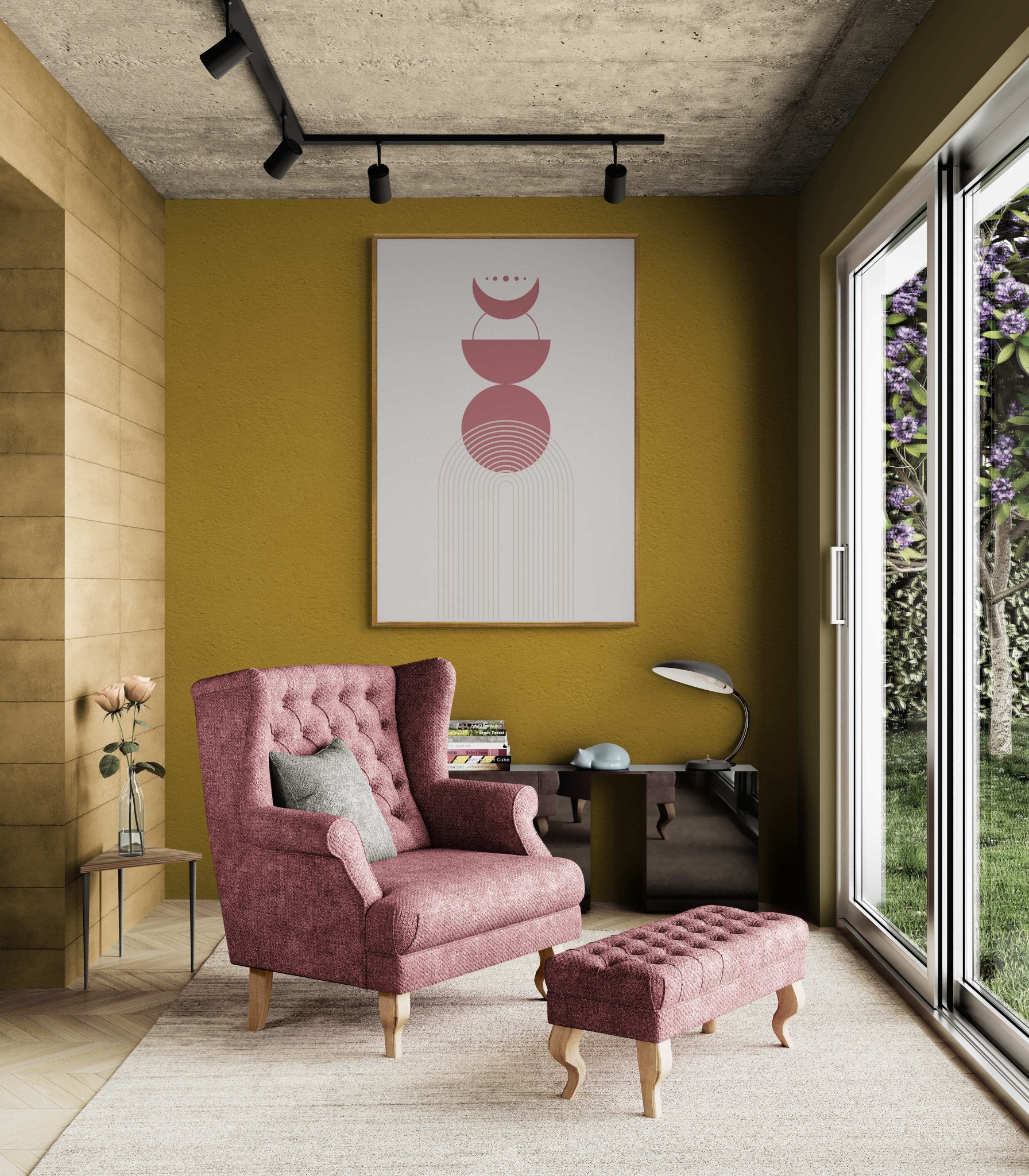 Lunar Arches: Minimal Boho Calm - Arttivio™