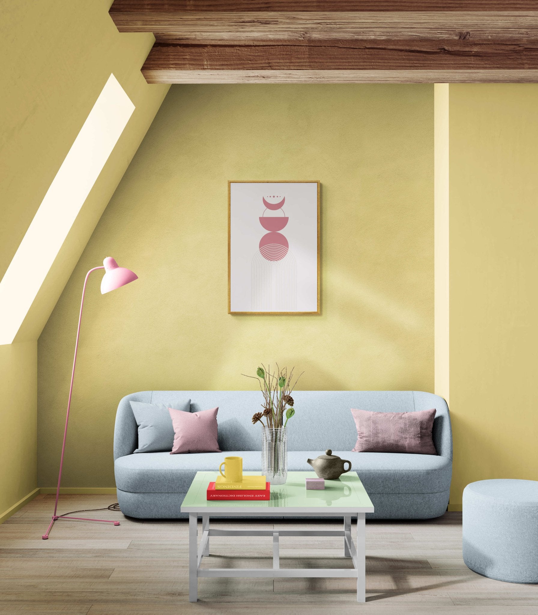Lunar Arches: Minimal Boho Calm - Arttivio™