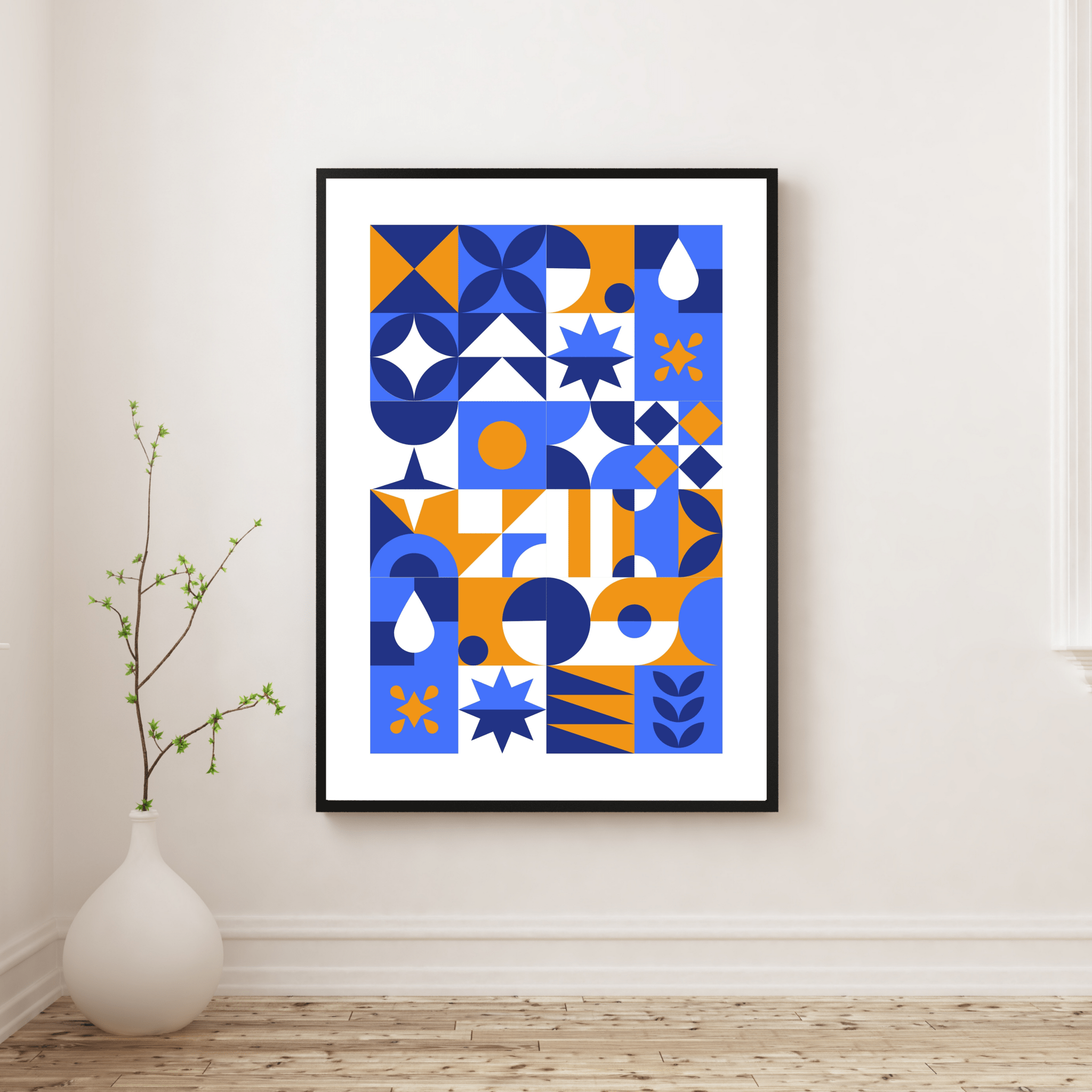 Modern Blocks: Textile Inspired Art - Arttivio™