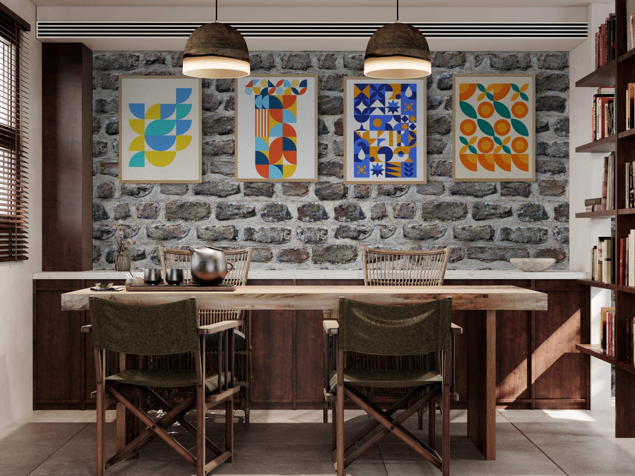 Modern Blocks: Textile Inspired Art - Arttivio™