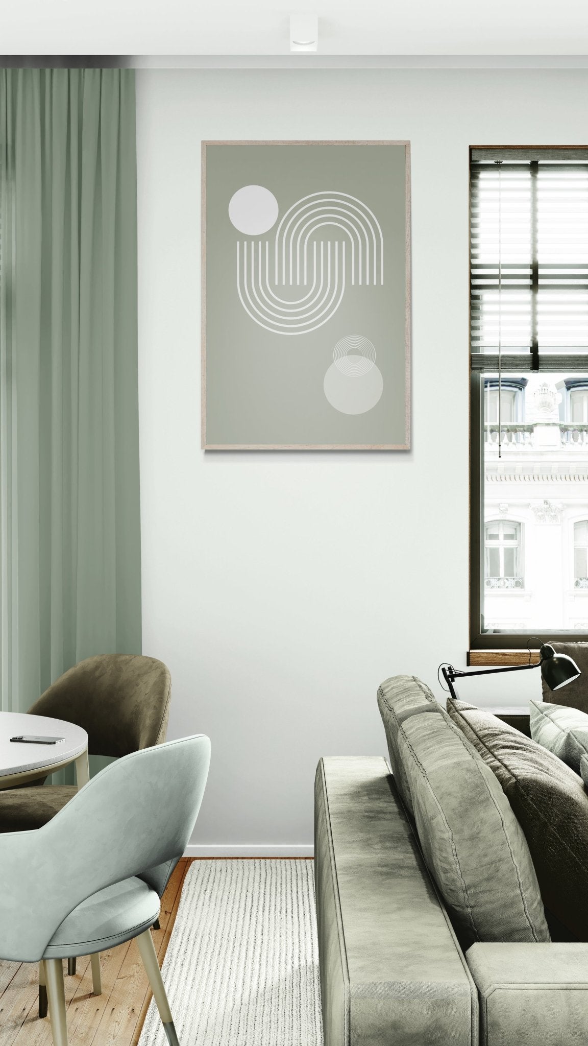 Serenity Curve – Neutral Boho Wall Art Print - Arttivio™
