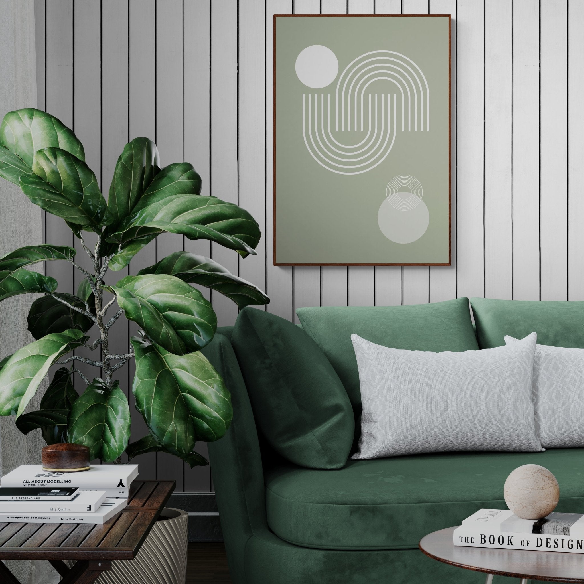 Serenity Curve – Neutral Boho Wall Art Print - Arttivio™