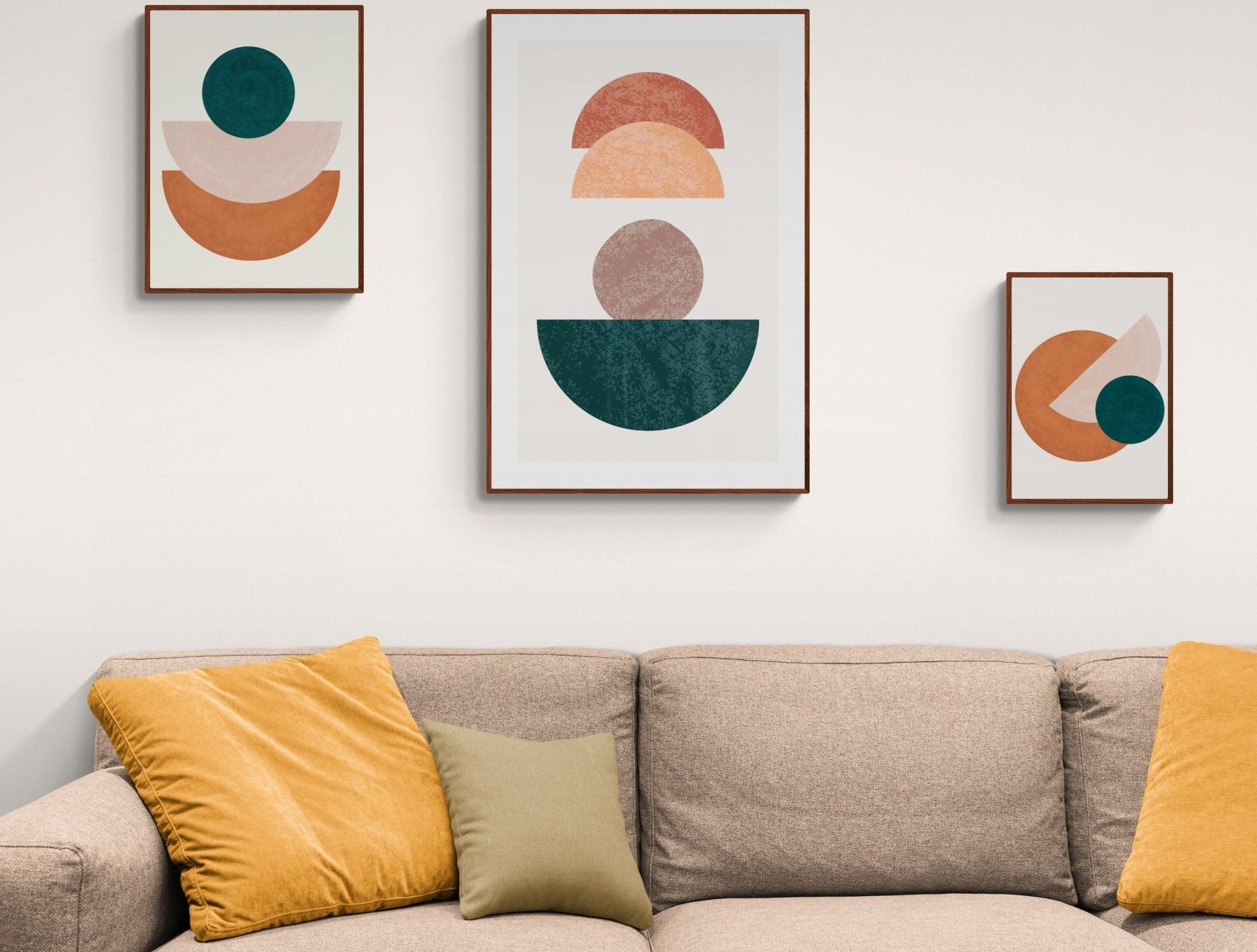 stacked - textured - halves - earthy - Arttivio™